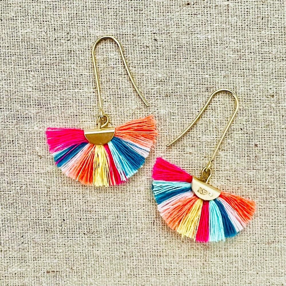 Stella & Dot Coco Fringe Earrings